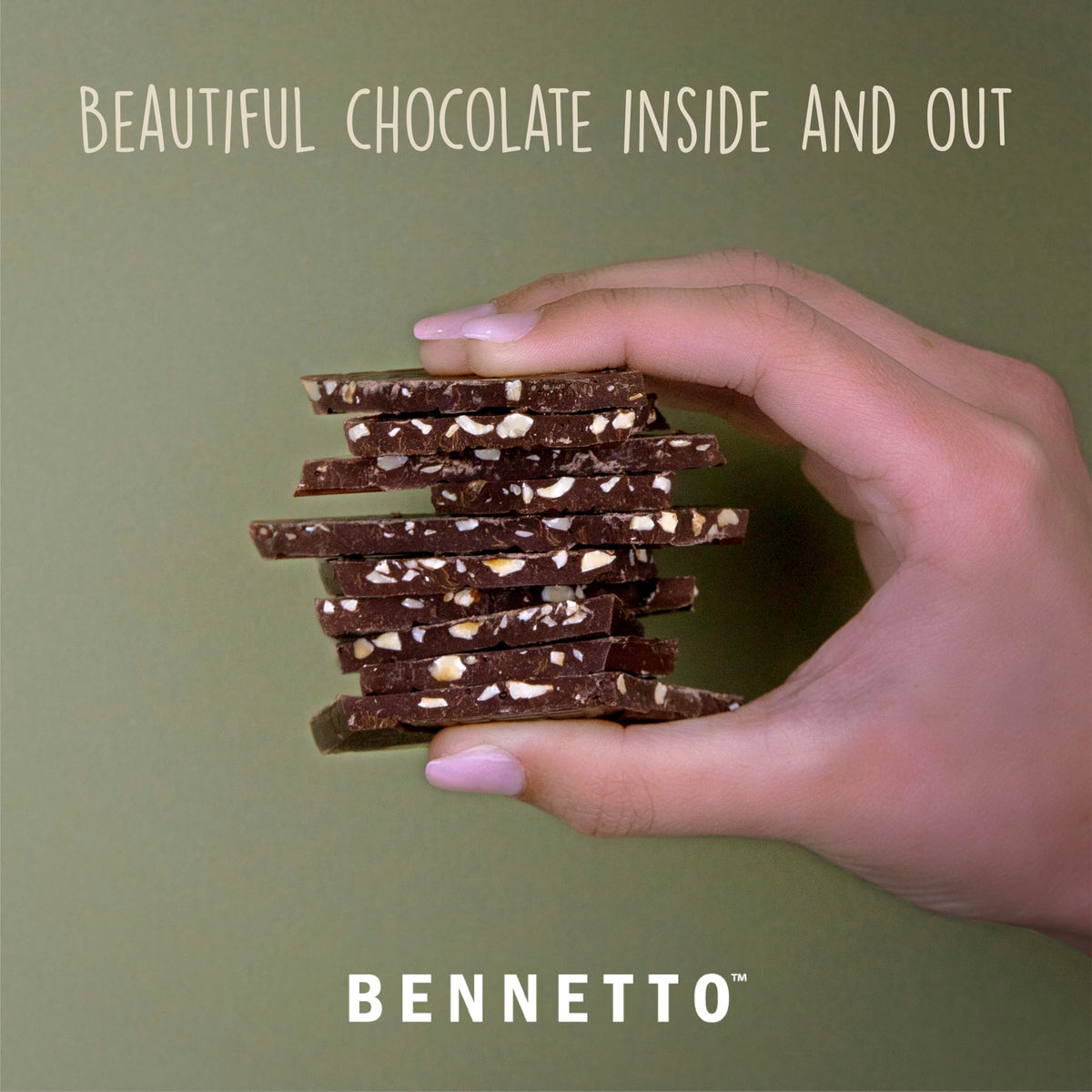 Bennetto Toasted Hazelnut Organic Dark Chocolate Bar - 6 Pack | Vegan | Gluten-Free 5