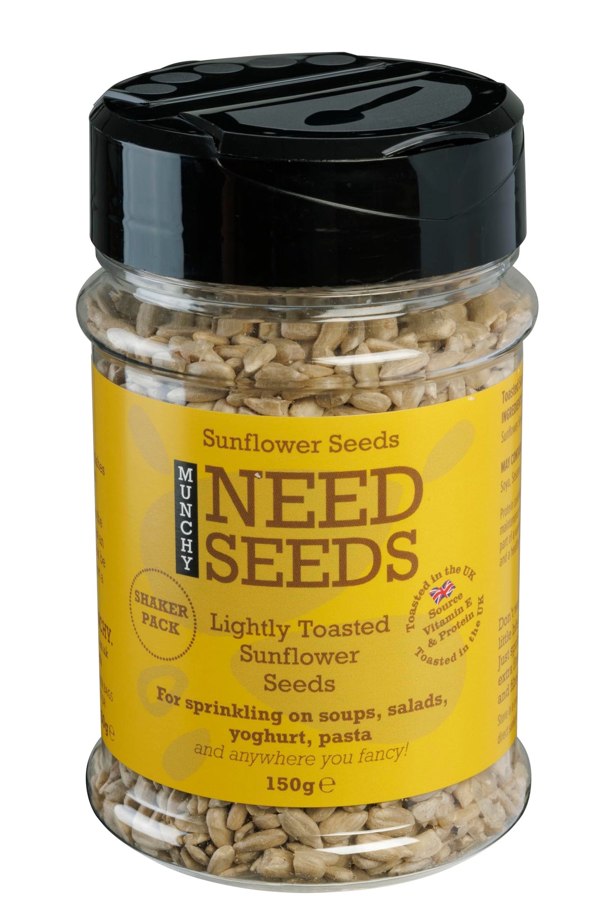Munchy Seeds Lightly Toasted Sunflower Seeds - High Protein | Vegan | 150g