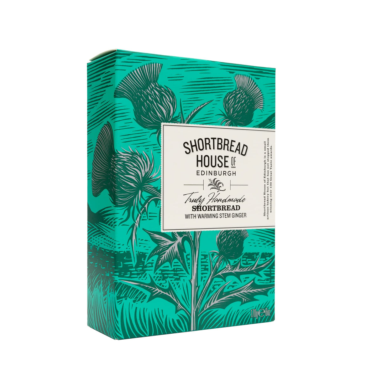 Shortbread House of Edinburgh Stem Ginger Shortbread Fingers - Handmade Scottish Shortbread | 170g