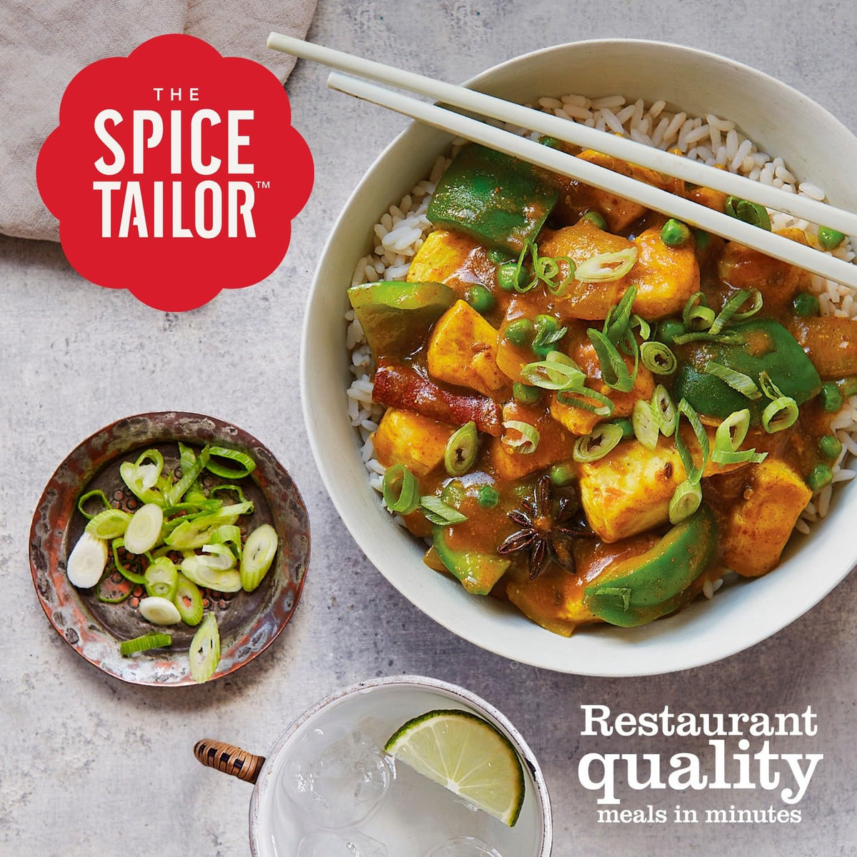 The Spice Tailor Classic Chinese Curry Sauce Kit - 5 Pack | 1225g 4