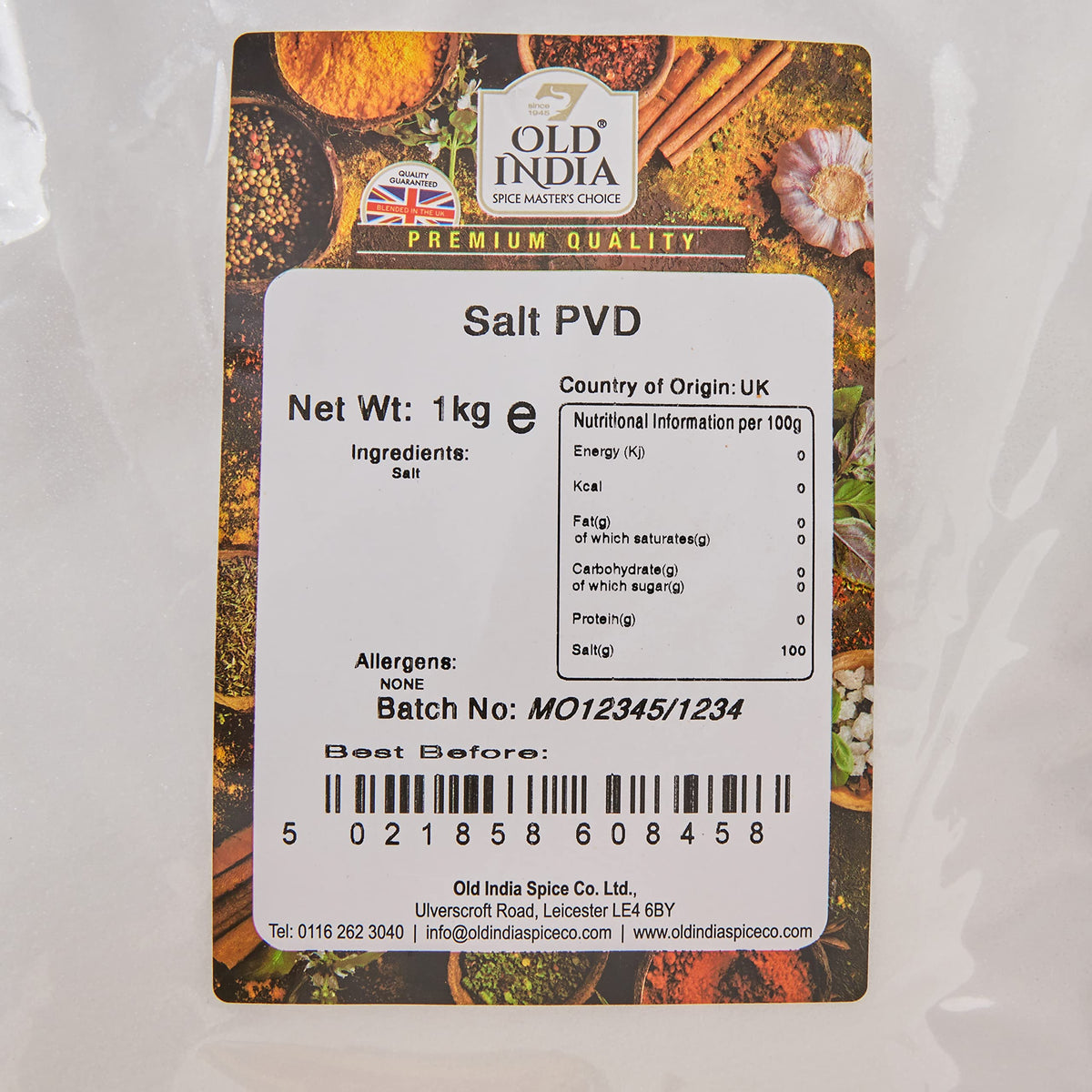 Old India Salt Powder - 1kg 2