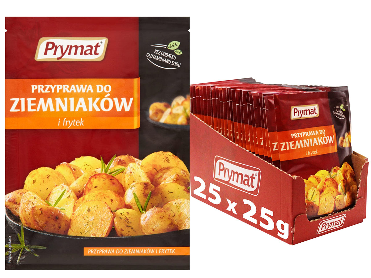 Prymat Potato & Chips Seasoning - Blend of Herbs & Spices, 25 Sachets x 25g 1