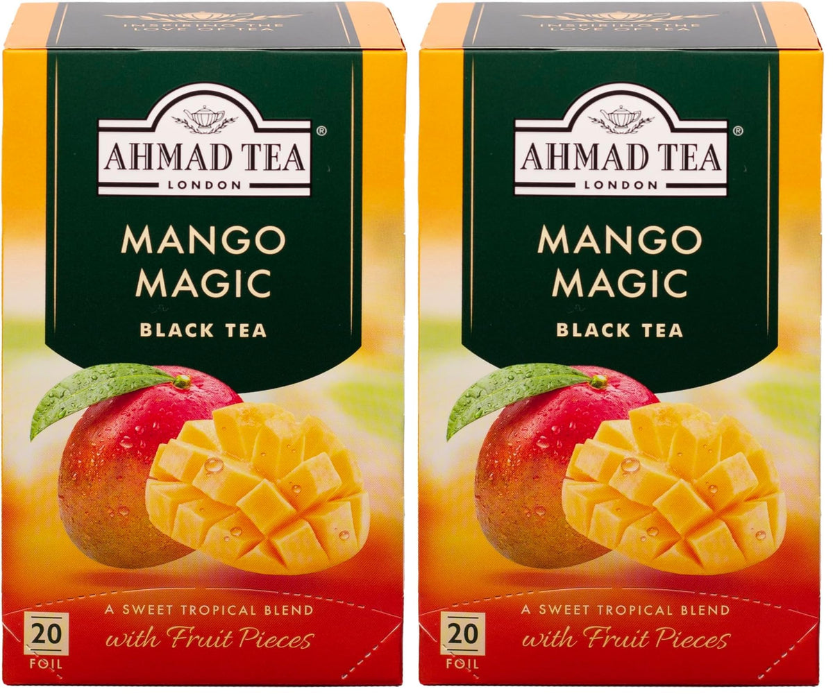 Ahmad Tea Mango Magic Black Tea - 20 Teabags (Pack of 2) 1