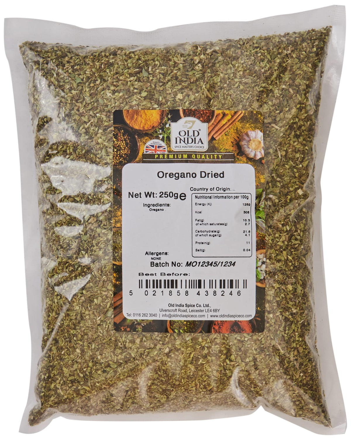 Old India Dried Oregano - 250g 1