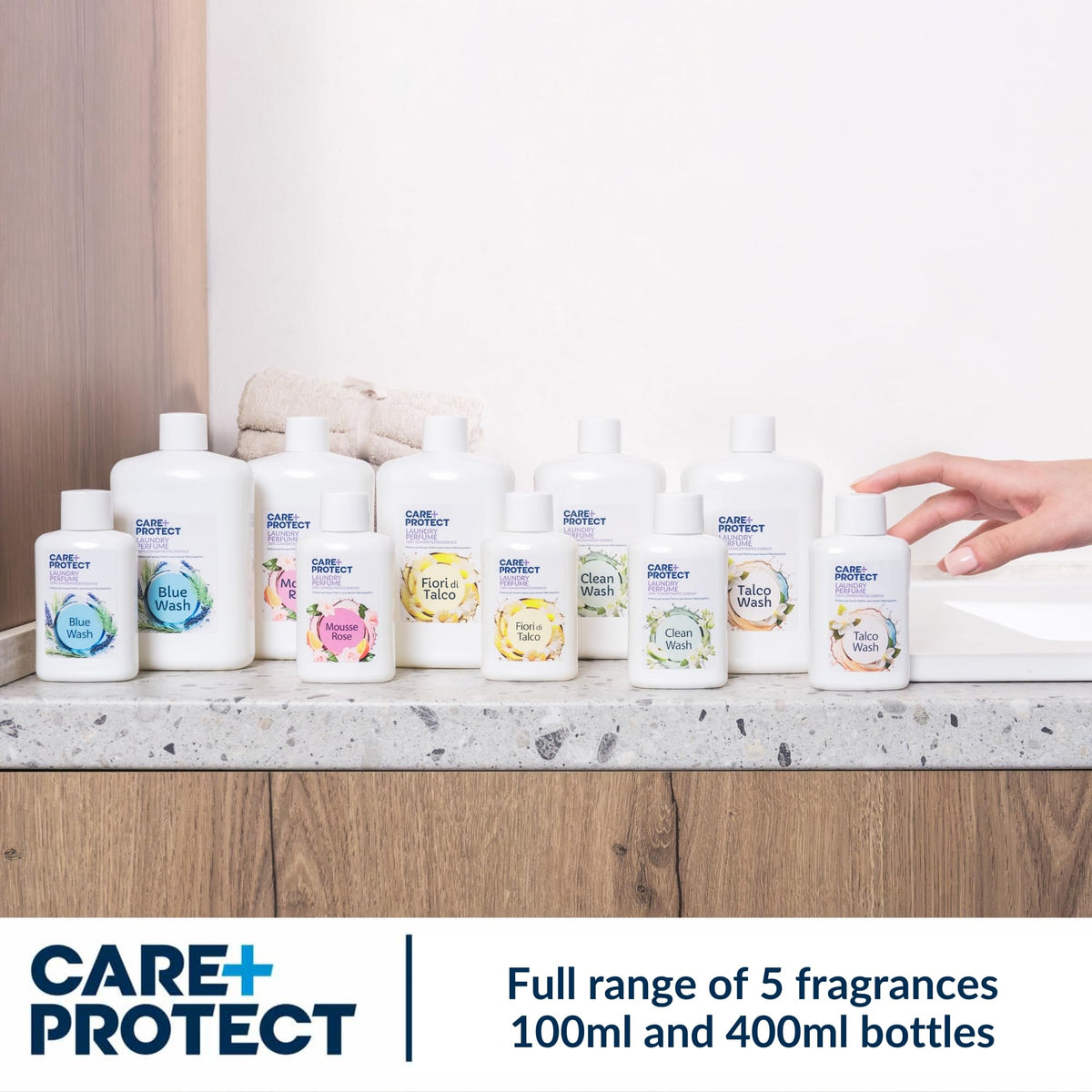 CARE + PROTECT Talco Wash Laundry Perfume - Long-Lasting Fragrance Up to 5 Weeks | 400ml 7