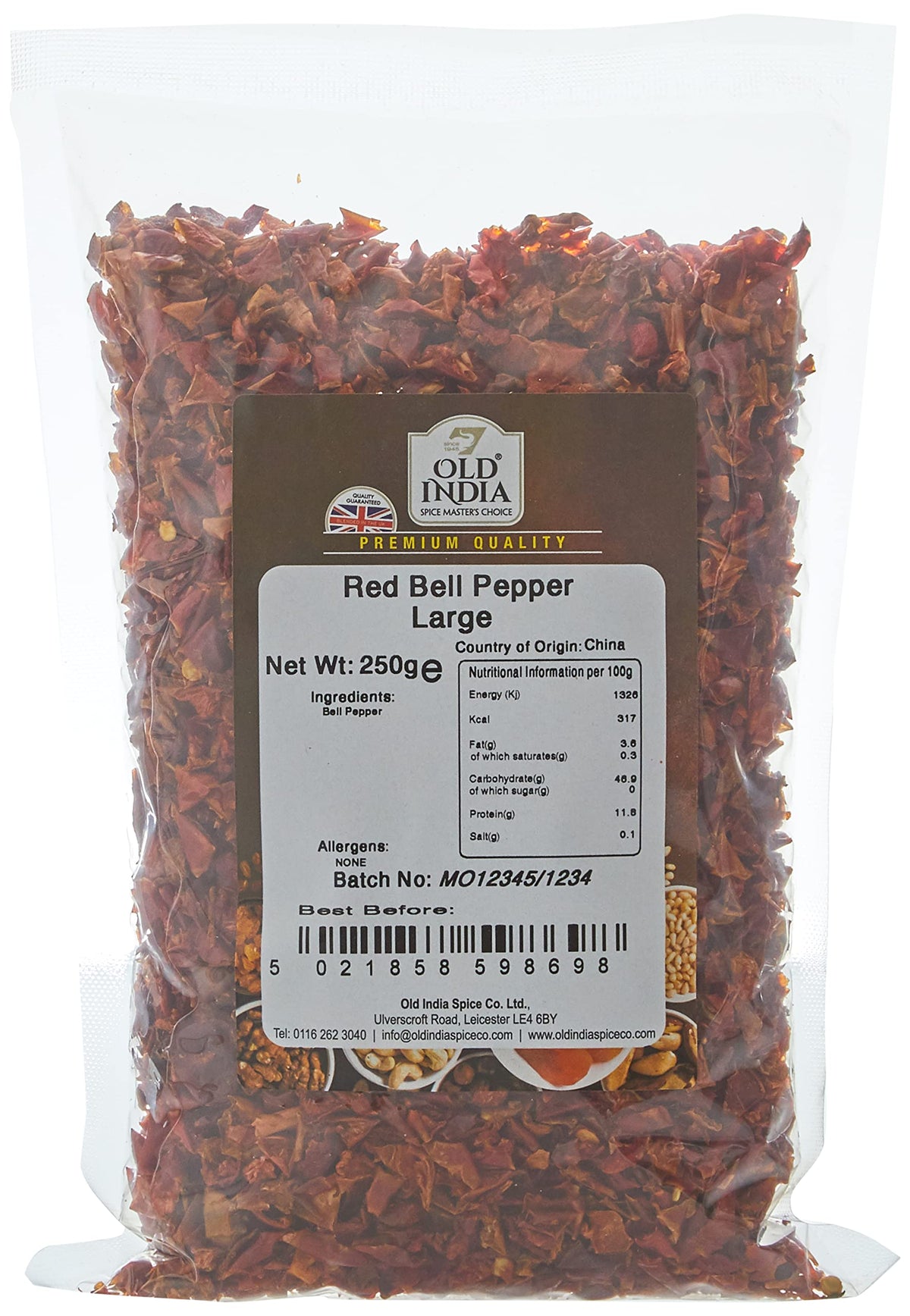 Old India Red Bell Pepper Flakes - 100% Natural, Additive-Free | 250g 1