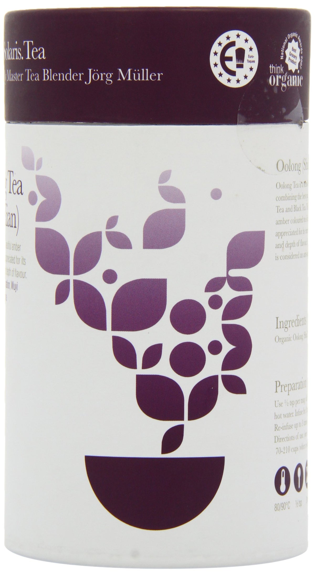 Solaris Tea Organic Loose Whole Leaf Oolong Shui Xian Tea - 75g 2