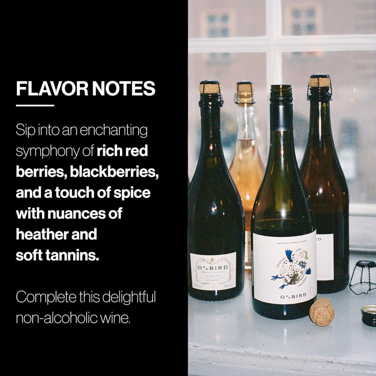 Oddbird GSM Non-Alcoholic Red Wine - Gluten-Free, Vegan, 750ml 4