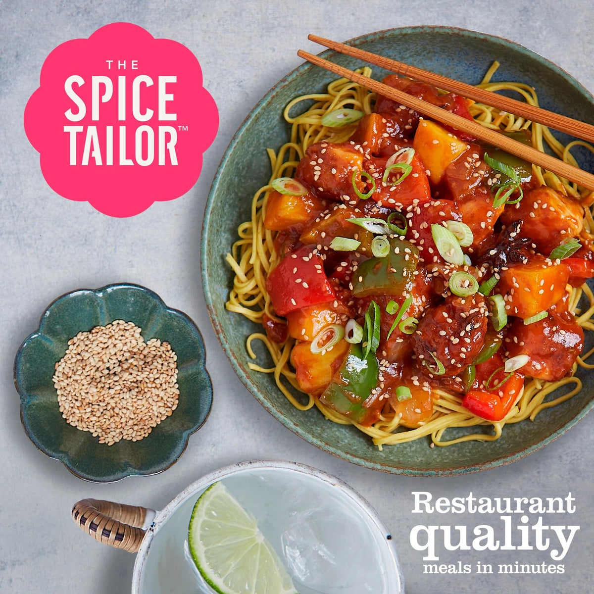 The Spice Tailor Classic Sweet & Sour Sauce Kit - 5 x 245g Pouches | Authentic Asian Flavours 4