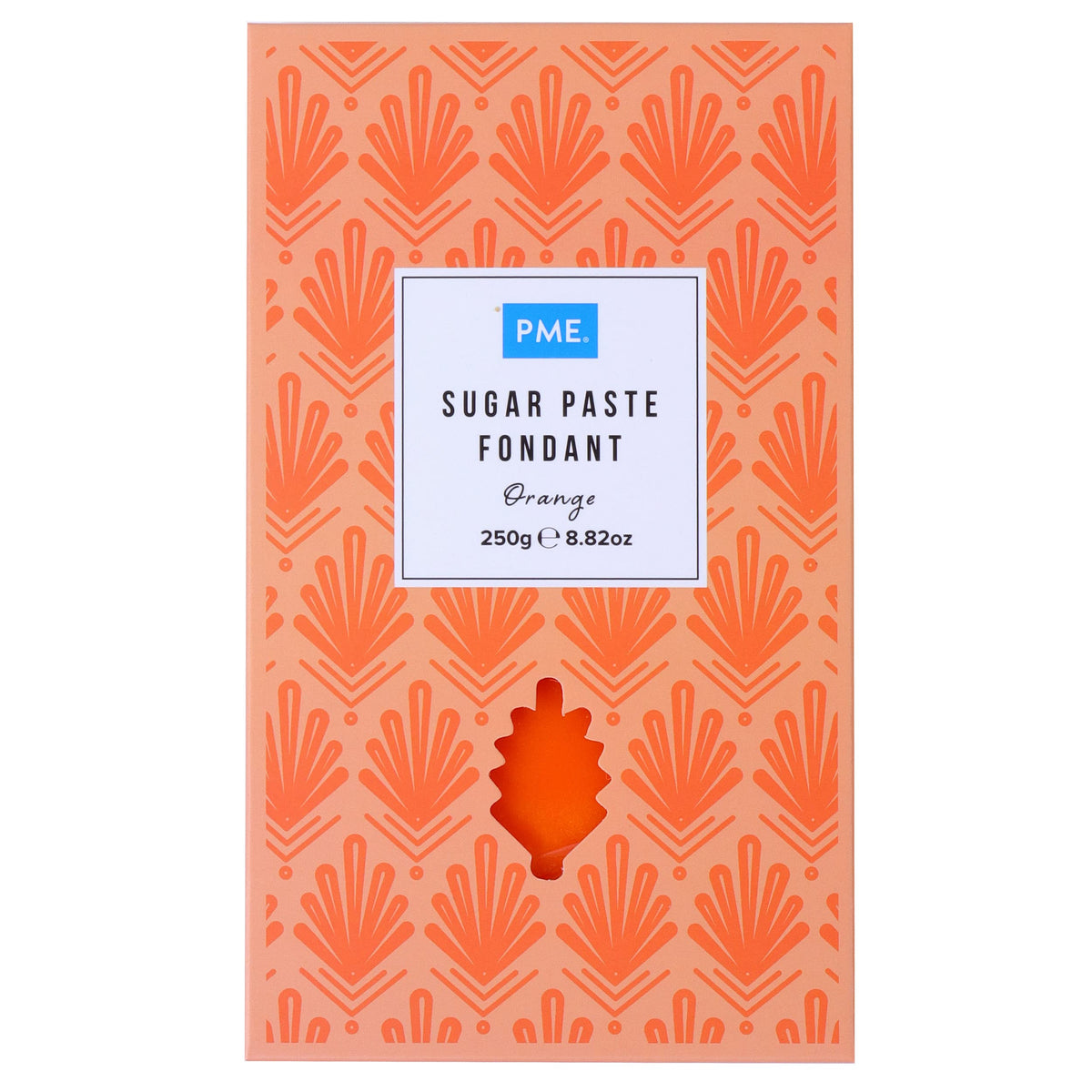 PME Orange Sugar Paste Fondant - 250g | Ready-to-Roll | Thermo-Tech