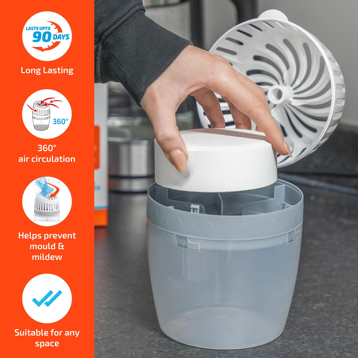 Tetrion Moisture Absorber - Controls Moisture & Prevents Damage | 630g 2
