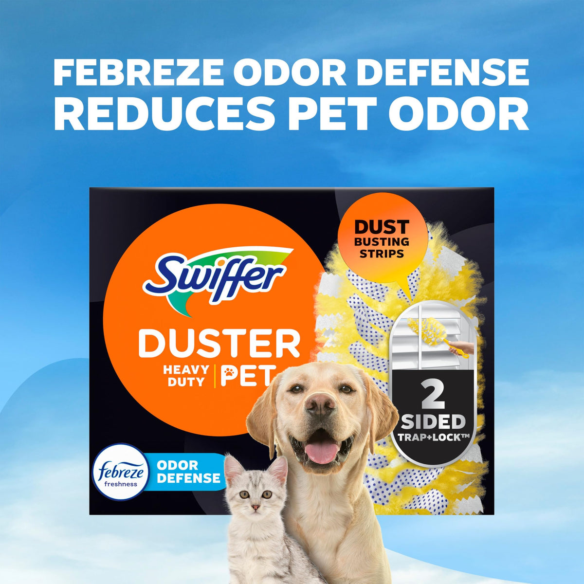 Swiffer Heavy Duty Pet Dusters - Trap & Lock Allergens | 11 Count Refills 6