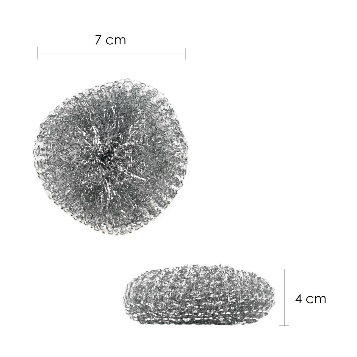 IDEA HOME Steel Sponge - Pack of 3 | Metal Scourer | M Size 5