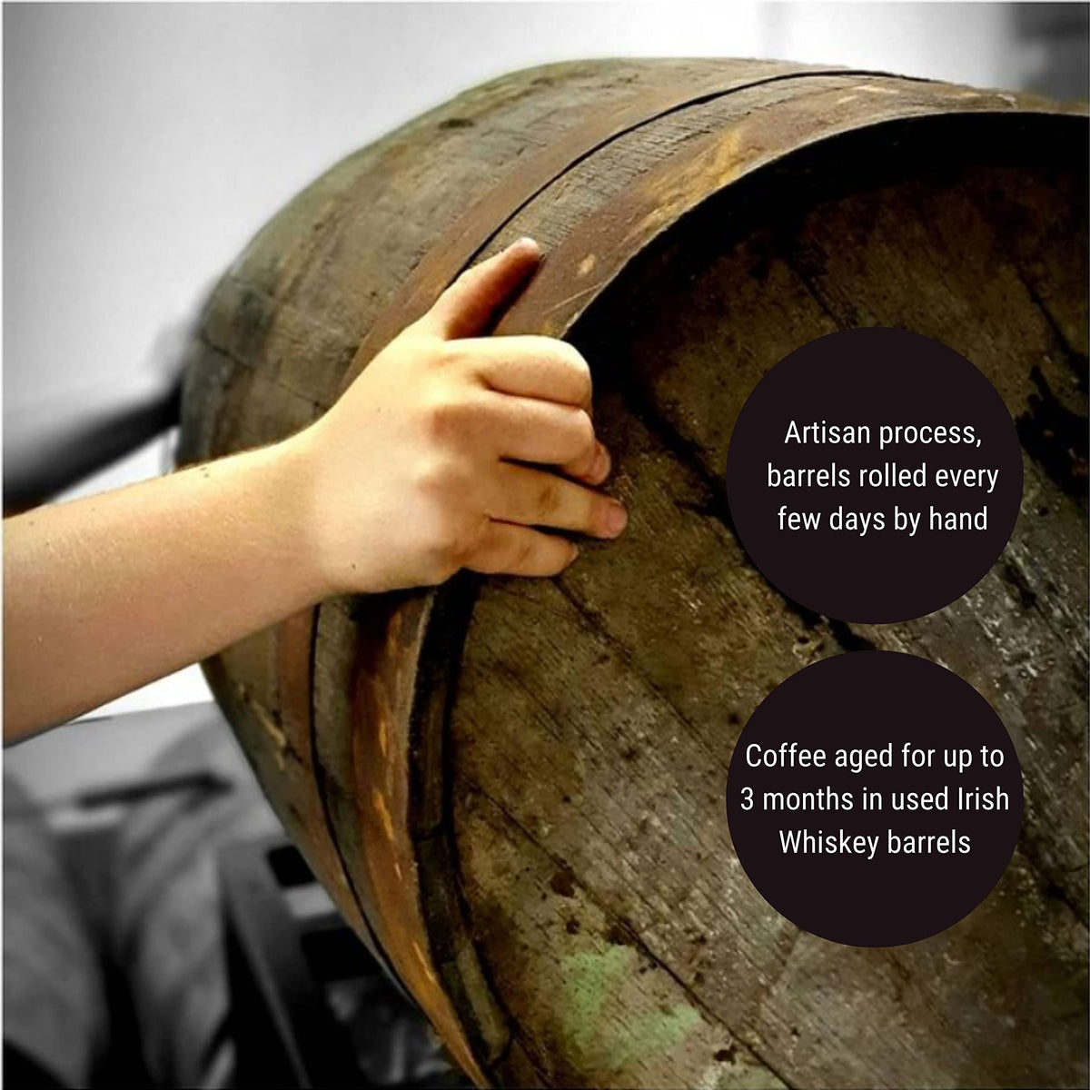 Brady's Irish Barrel Aged Ground Coffee - 100% Arabica, Medium Roast, 227g 5