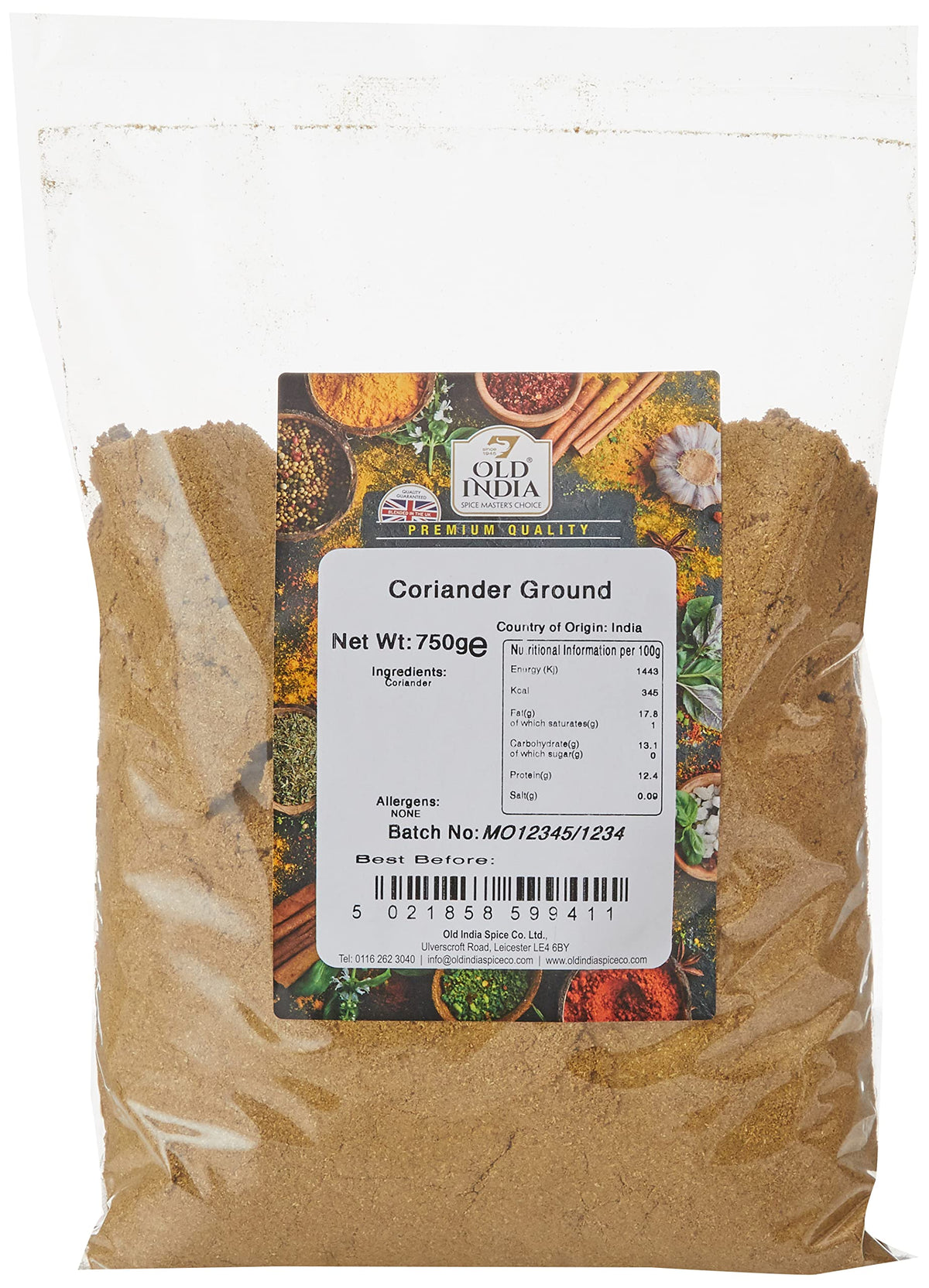 Old India Ground Coriander - 100% Natural Powder | 750g 1