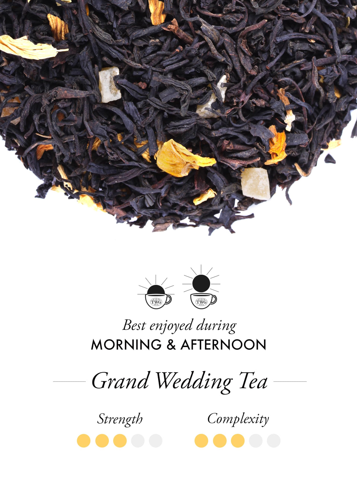 TWG Tea Grand Wedding Tea - Black Tea with Sunflowers & Exotic Fruits, 15 Teabags 3