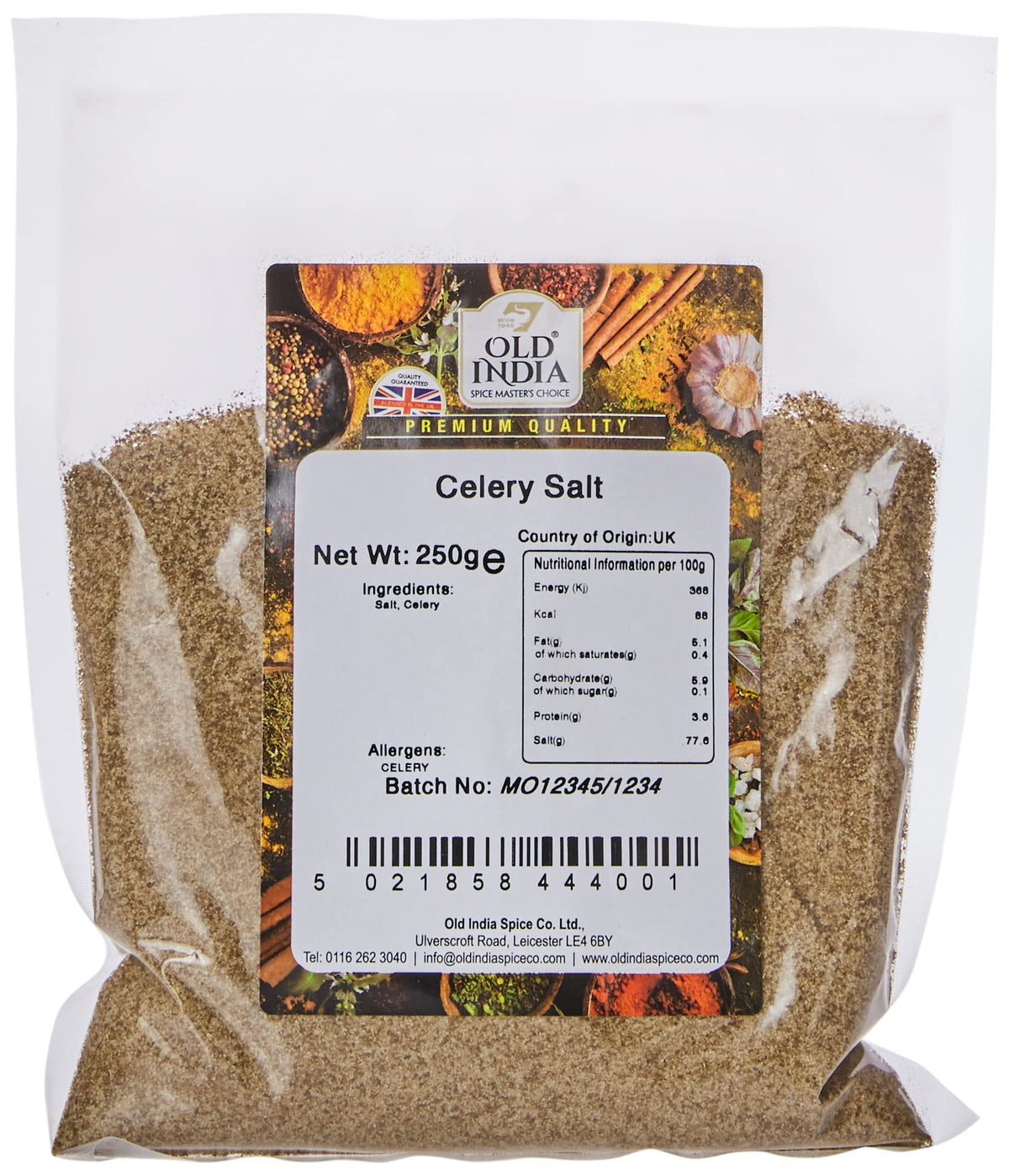 Old India Celery Salt - Natural Seasoning | 250g 1