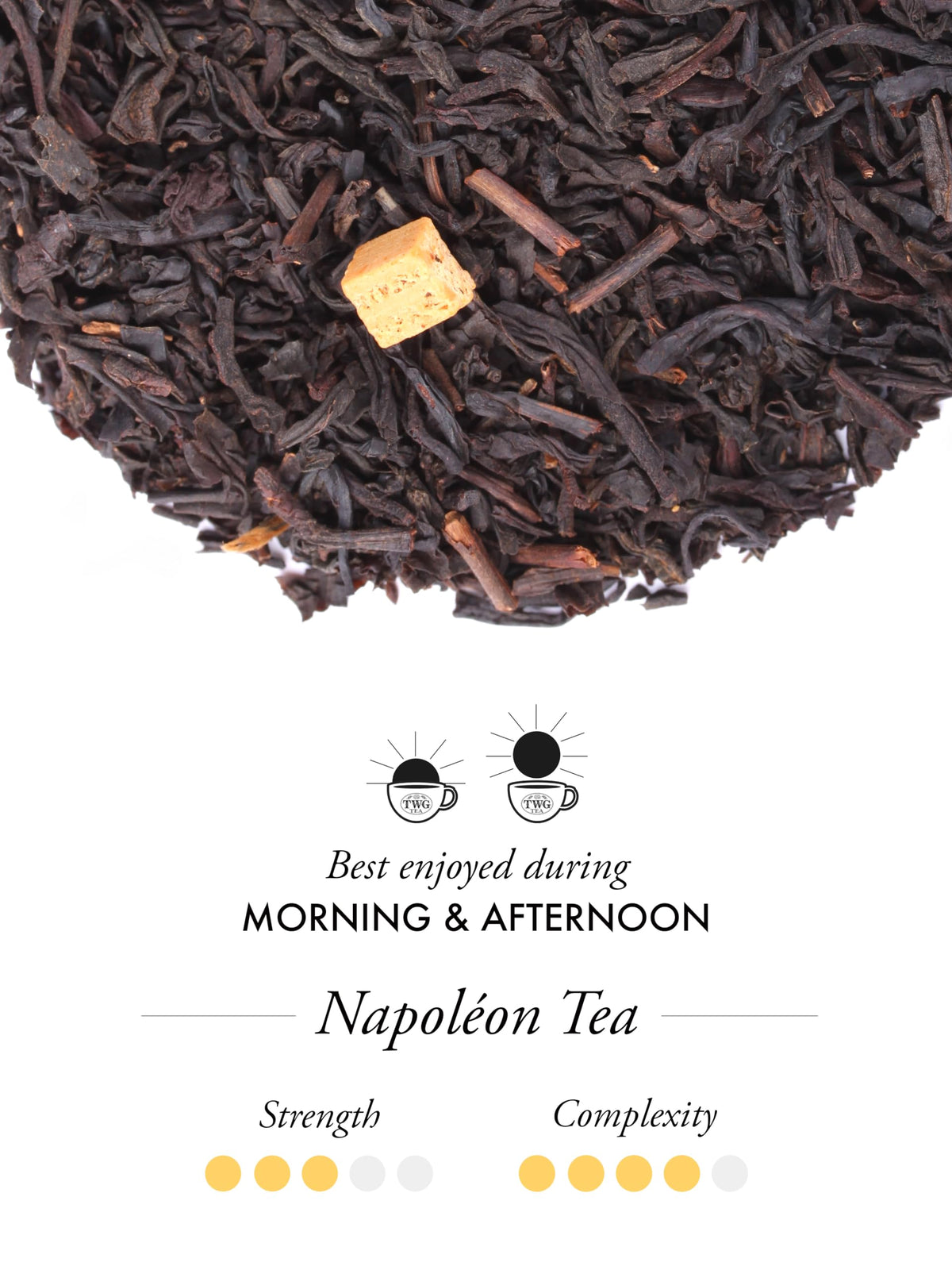 TWG Tea Napoléon Tea - Loose Leaf Black Tea with Caramel Pieces, French Spices, and Vanilla | 100g 3