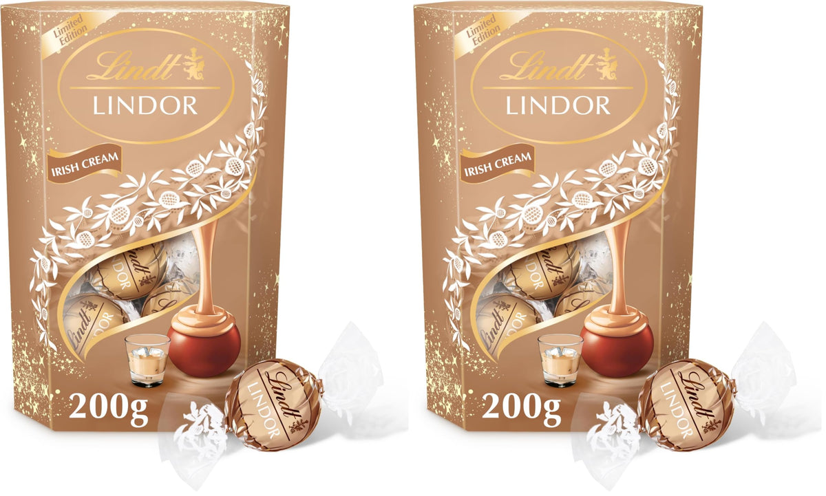 Lindt Chocolate Gifts - Irish Cream Truffles | 200g (Pack of 2)