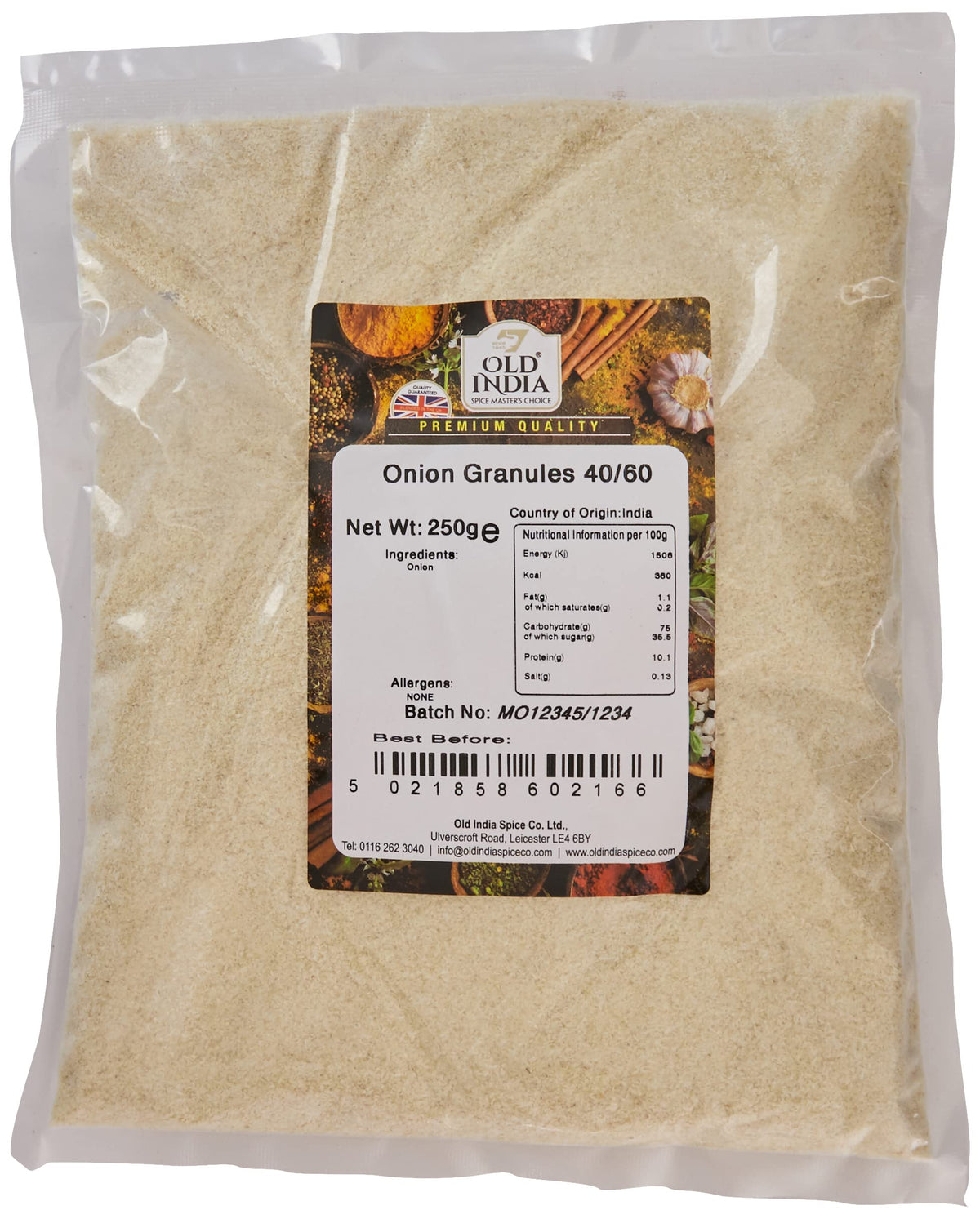 Old India Onion Powder - 100% Natural, Additive-Free | 250g