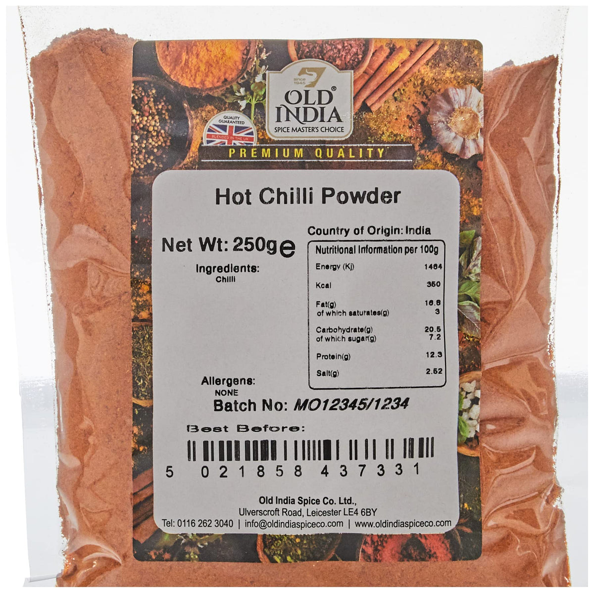 Old India Hot Chili Powder - 100% Natural, Additive-Free | 250g 2
