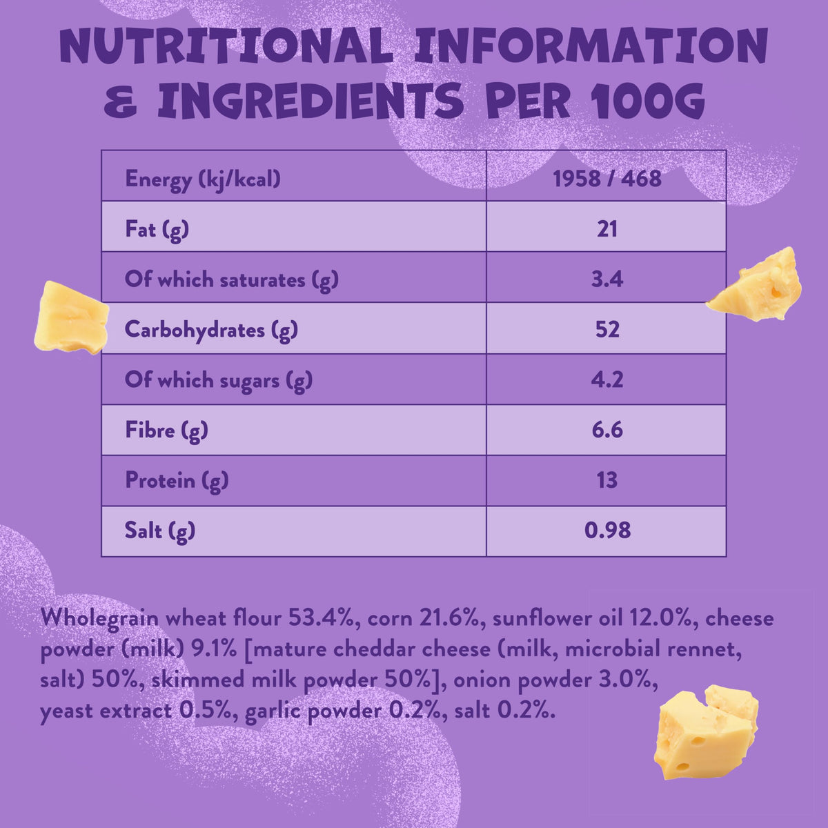 Goodies Dino Puffs Cheese & Onion Wholegrain Snacks - 3 x 12g Packs, For Ages 3+