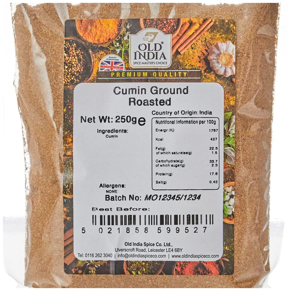 Old India Roasted Cumin Powder - 100% Natural, GMO Free | 250g 2