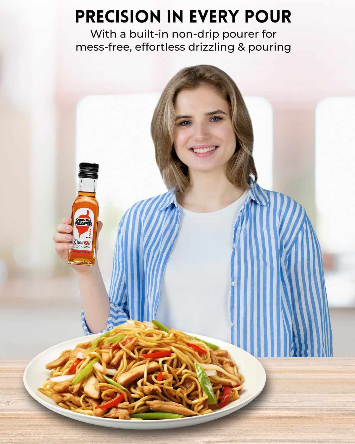 TCOC Carolina Reaper Chilli Oil - Great Taste 2026 2-Star Winner | 3 x 125ml Bottles | Extra Virgin Olive Oil Infused 5