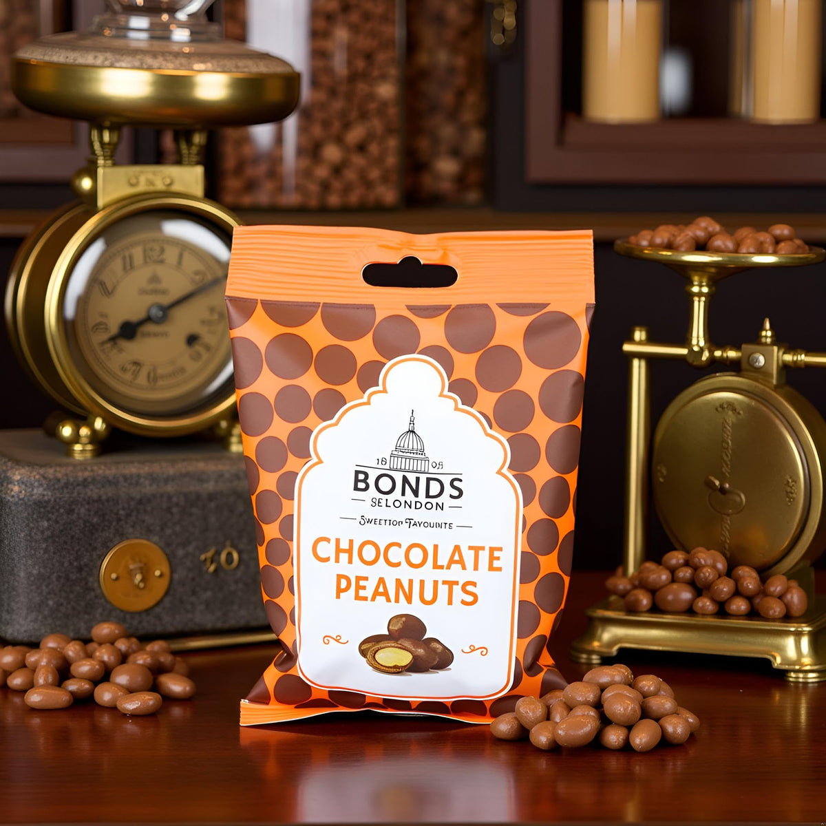 Bonds of London Chocolate Peanuts - Classic Milk Chocolate Coated Peanuts | 12 x 75g Bags 3
