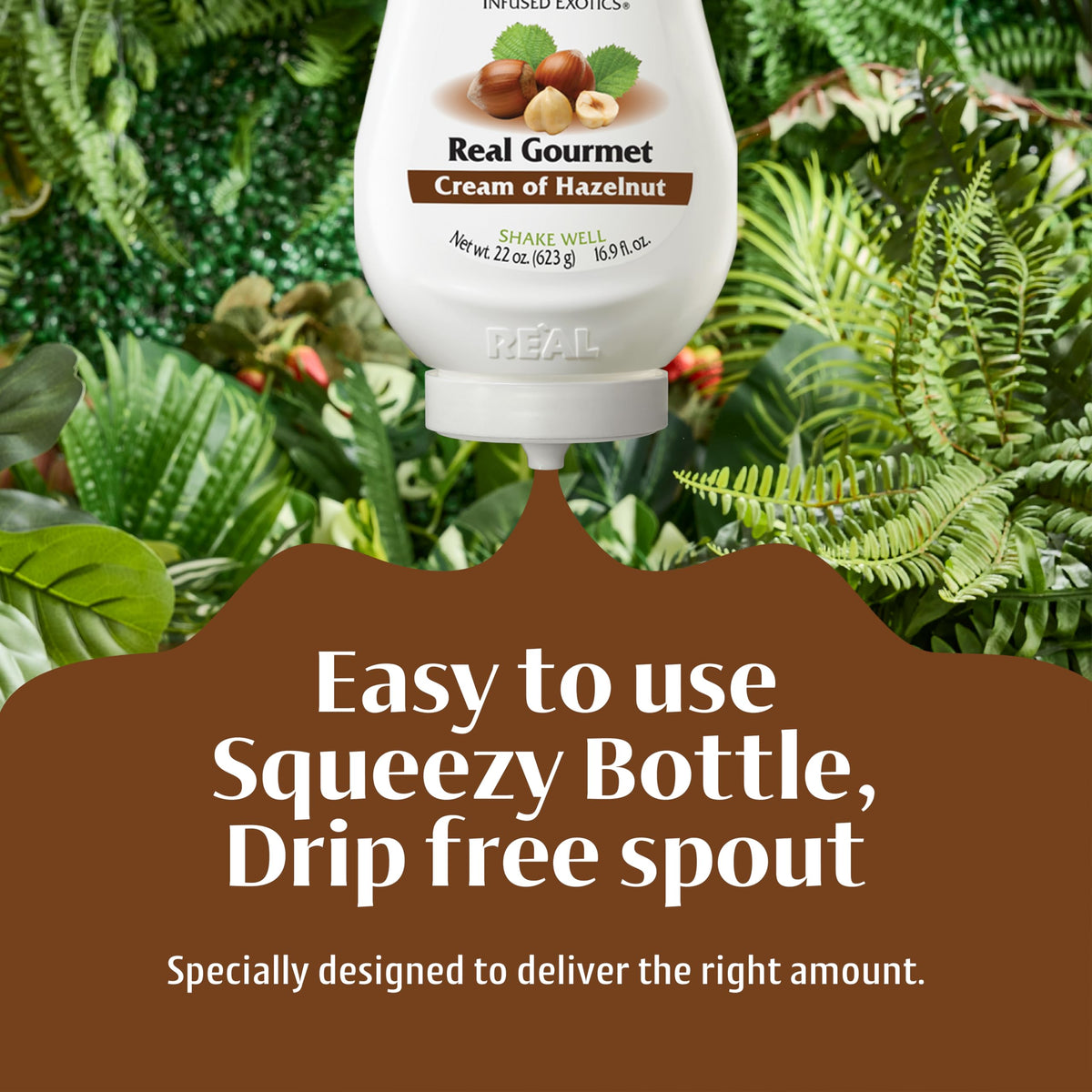 Reàl Infused Exotics Cream of Hazelnut Syrup - Made with Oregon Hazelnuts | 500ml 5