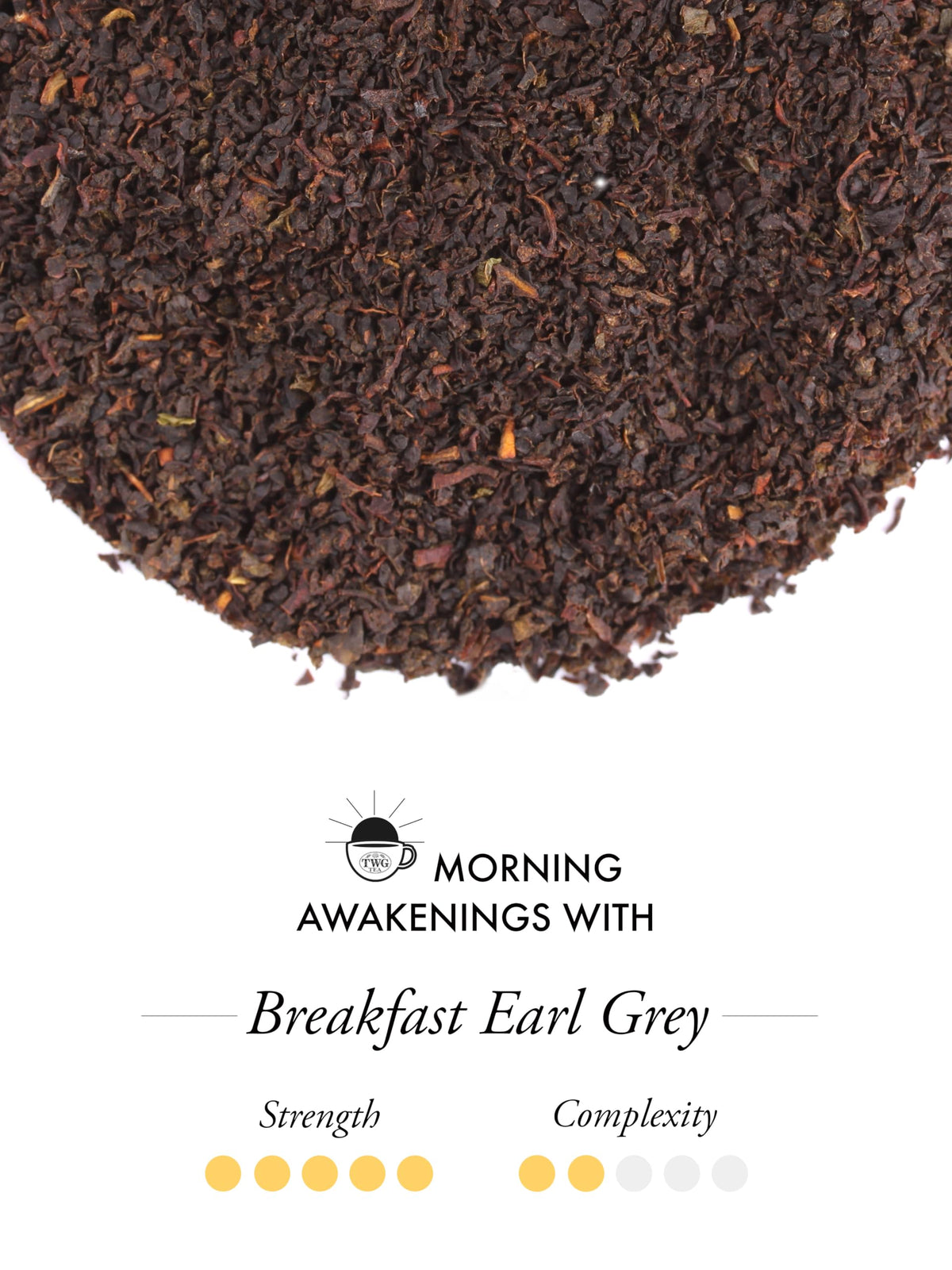 TWG Tea Breakfast Earl Grey Black Tea - Bergamot Infused, 15 Hand-Sewn Cotton Teabags 3