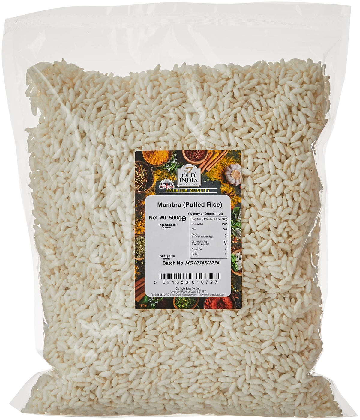 Old India Mambra (Puffed Rice) - 100% Natural, Additive-Free | 500g