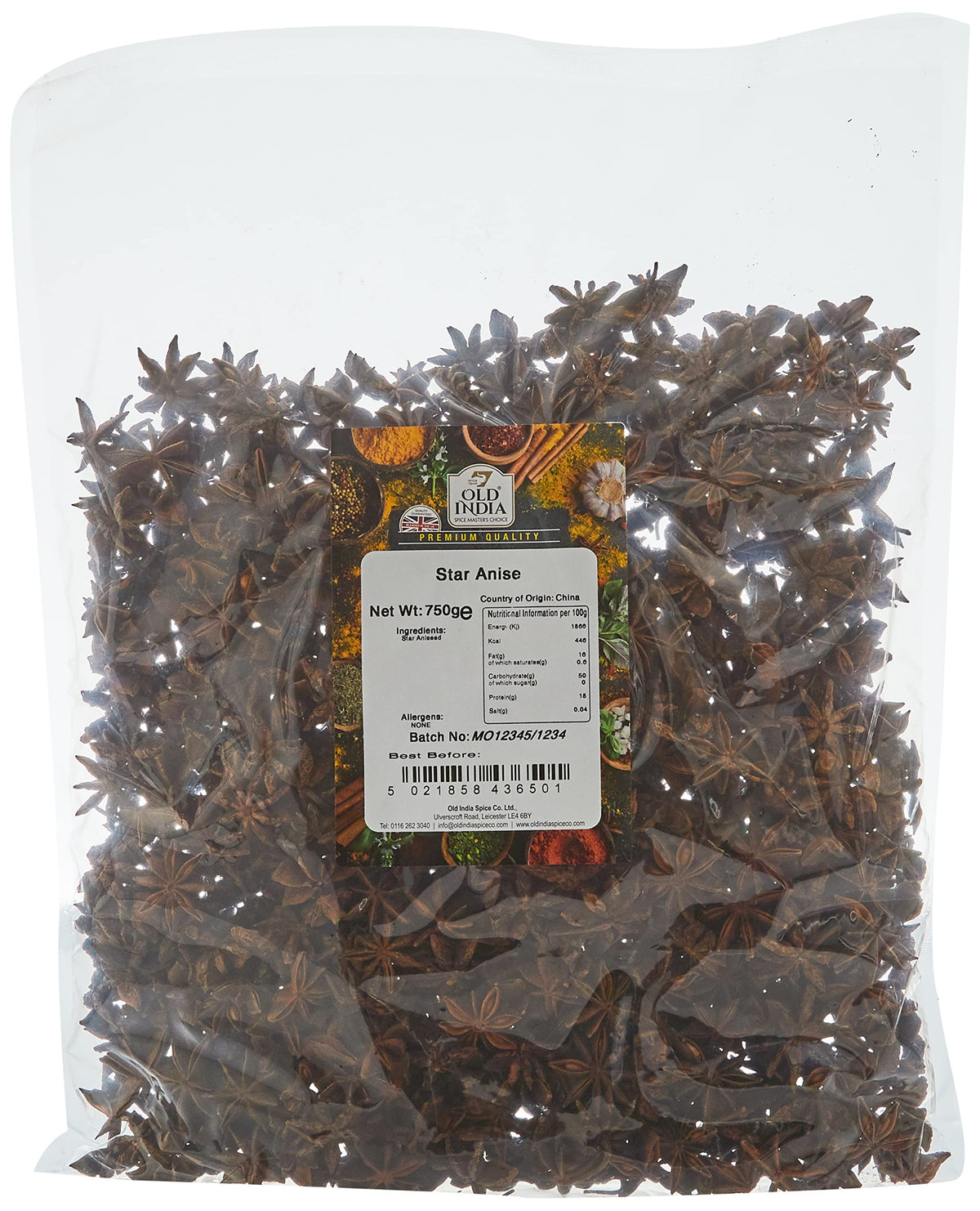 Old India Star Anise - 750g | Natural, Additive-Free, GMO-Free 1