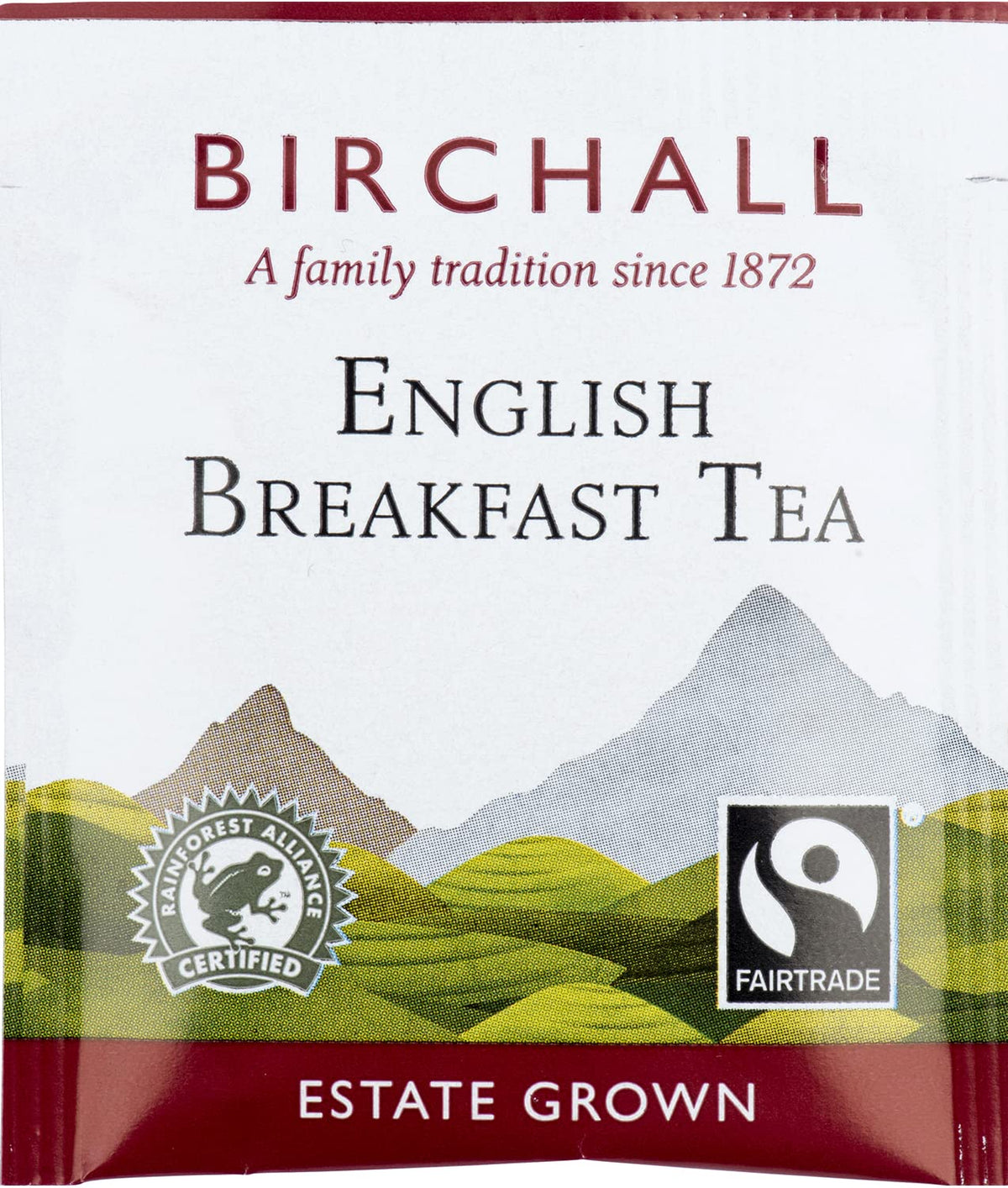 Birchall English Breakfast Tea Bags - 25 Count (Pack of 2) | Black Tea | Fairtrade Certified