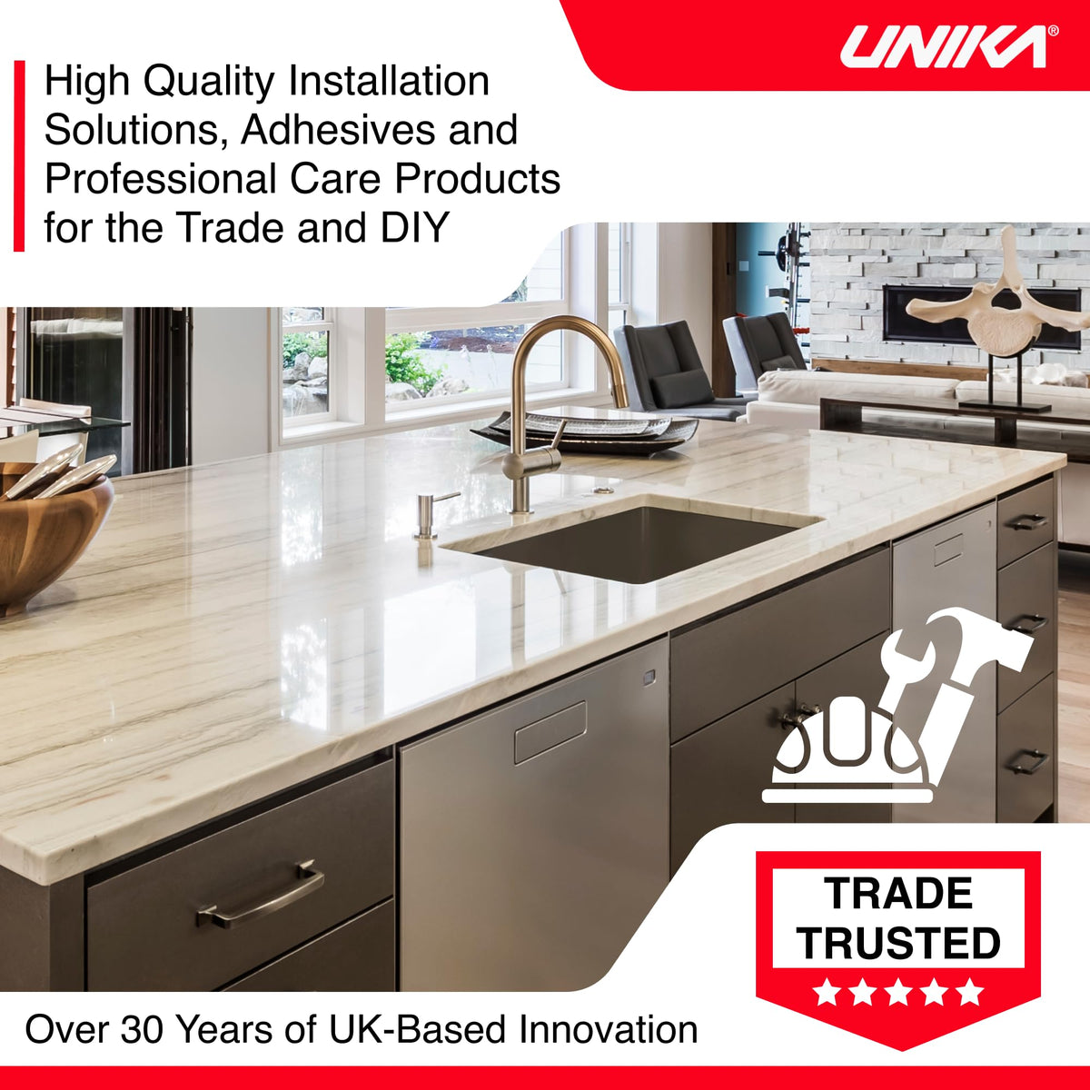 Unika Gloss Surface Cleaner - Streak-Free Shine for Gloss, Glass & Chrome | 500ml Lemon Scent 7