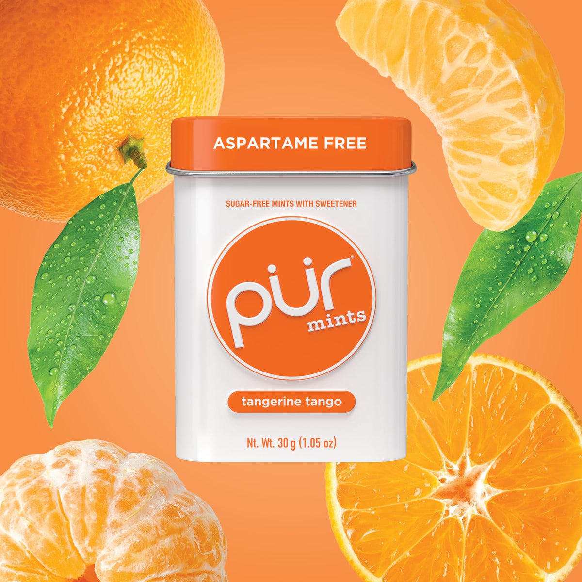 PUR Mints Tangerine Tango - Sugar Free, Vegan, Gluten Free | 30 Count (Pack of 12) 3