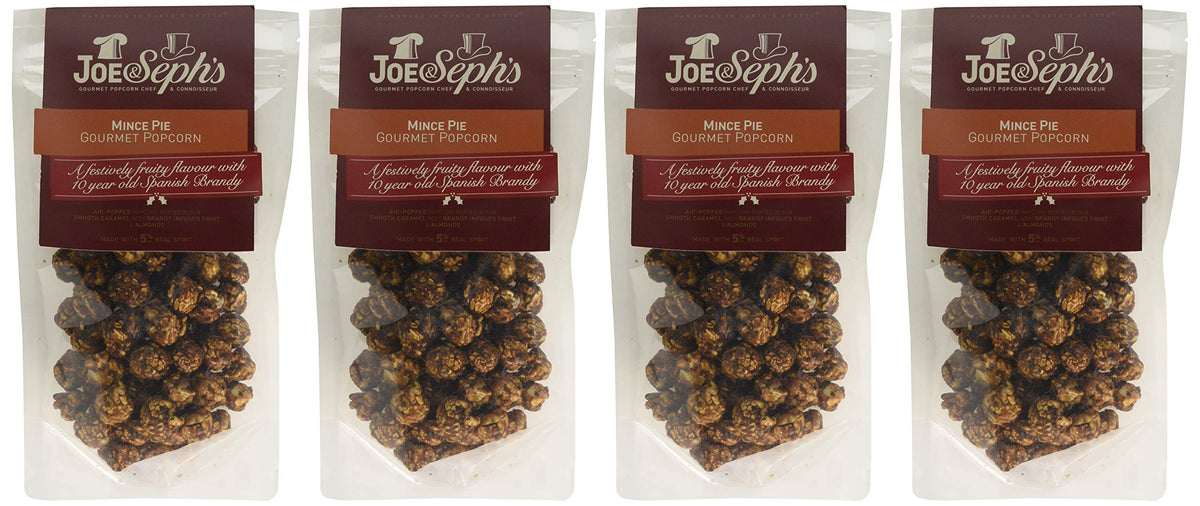 Joe & Seph's Mince Pie Popcorn - Festive Spiced Fruit & Brandy Infused | 80g Pouch 4