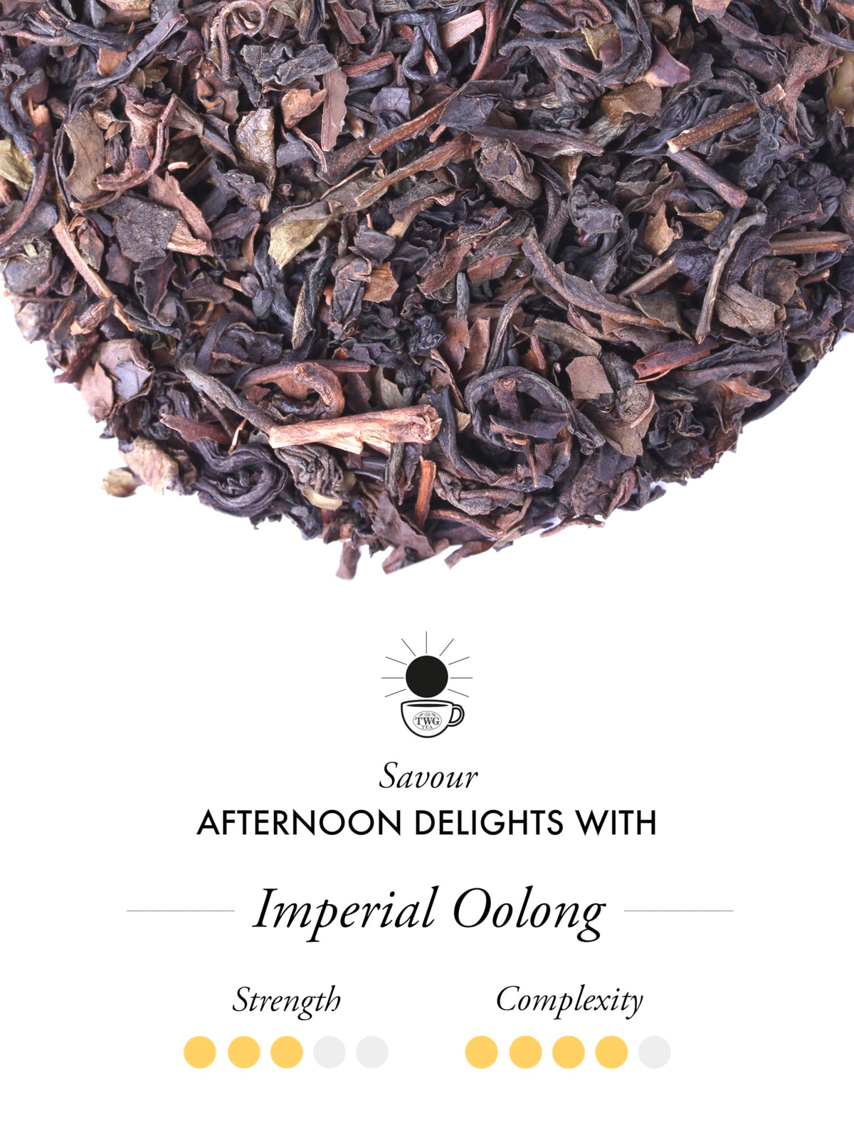 TWG Tea Imperial Oolong - Single Estate Oolong Tea | 15 Hand Sewn Cotton Teabags