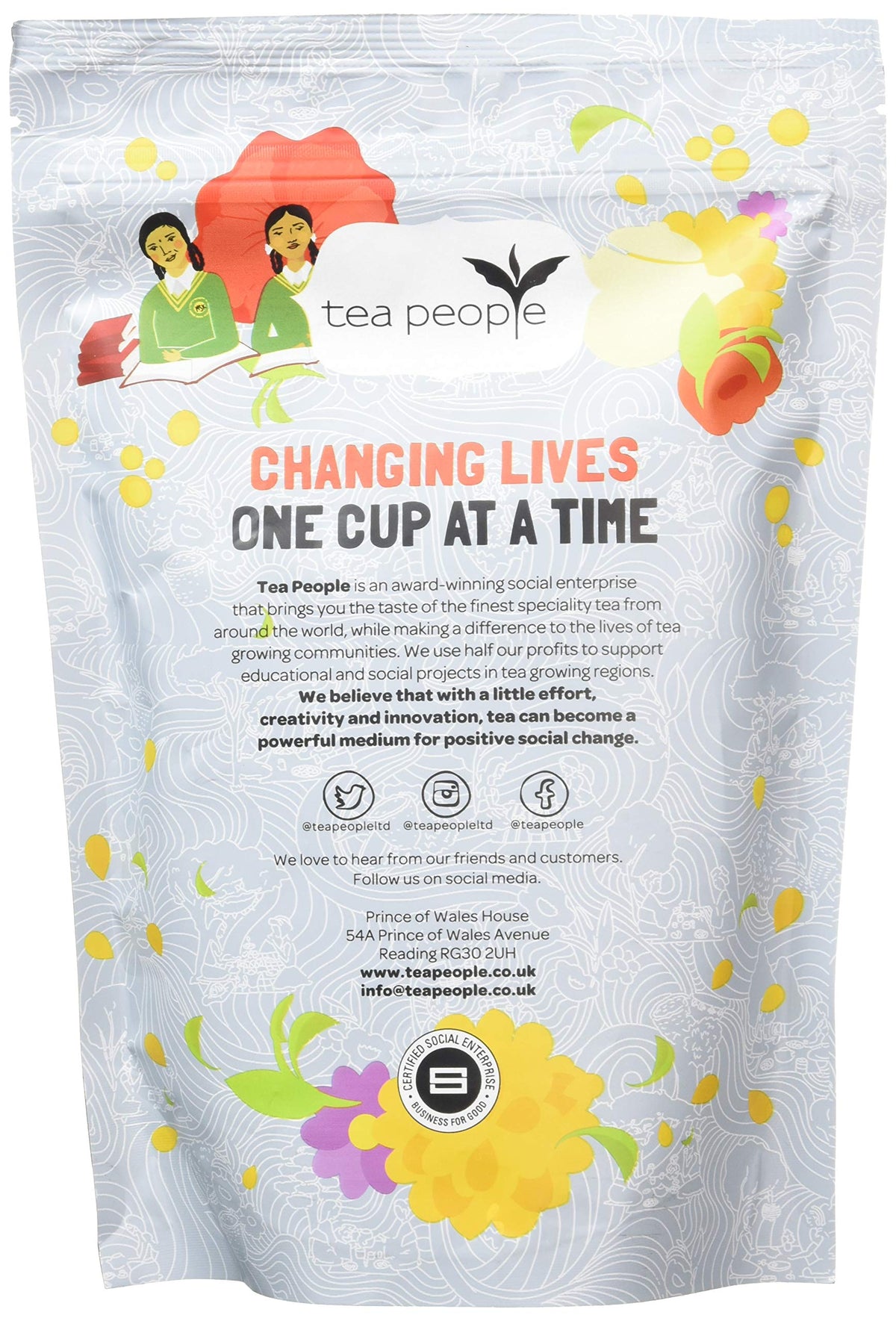 Tea People Organic Gunpowder Green Tea - 250g Loose Leaf