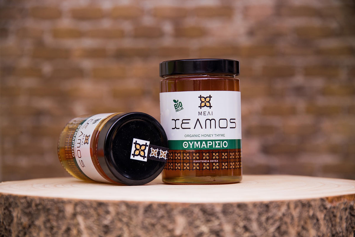 Helmos Organic Greek Thyme Honey - 450g | 100% Pure | Rich Aroma 3