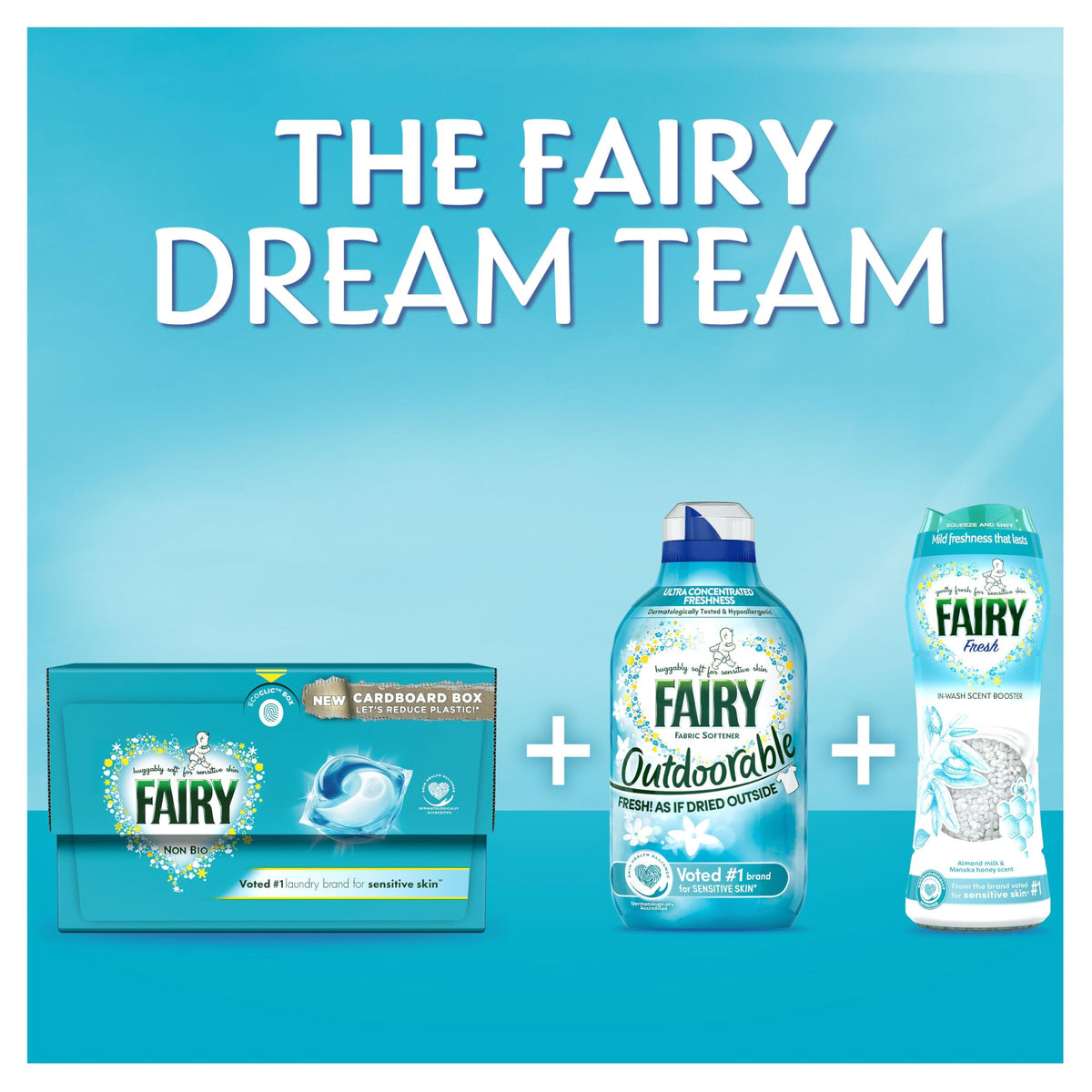 Fairy Non Bio Almond Milk & Manuka Honey Fabric Conditioner - Gentle Freshness & Softness | 735g | Pack of 2 5