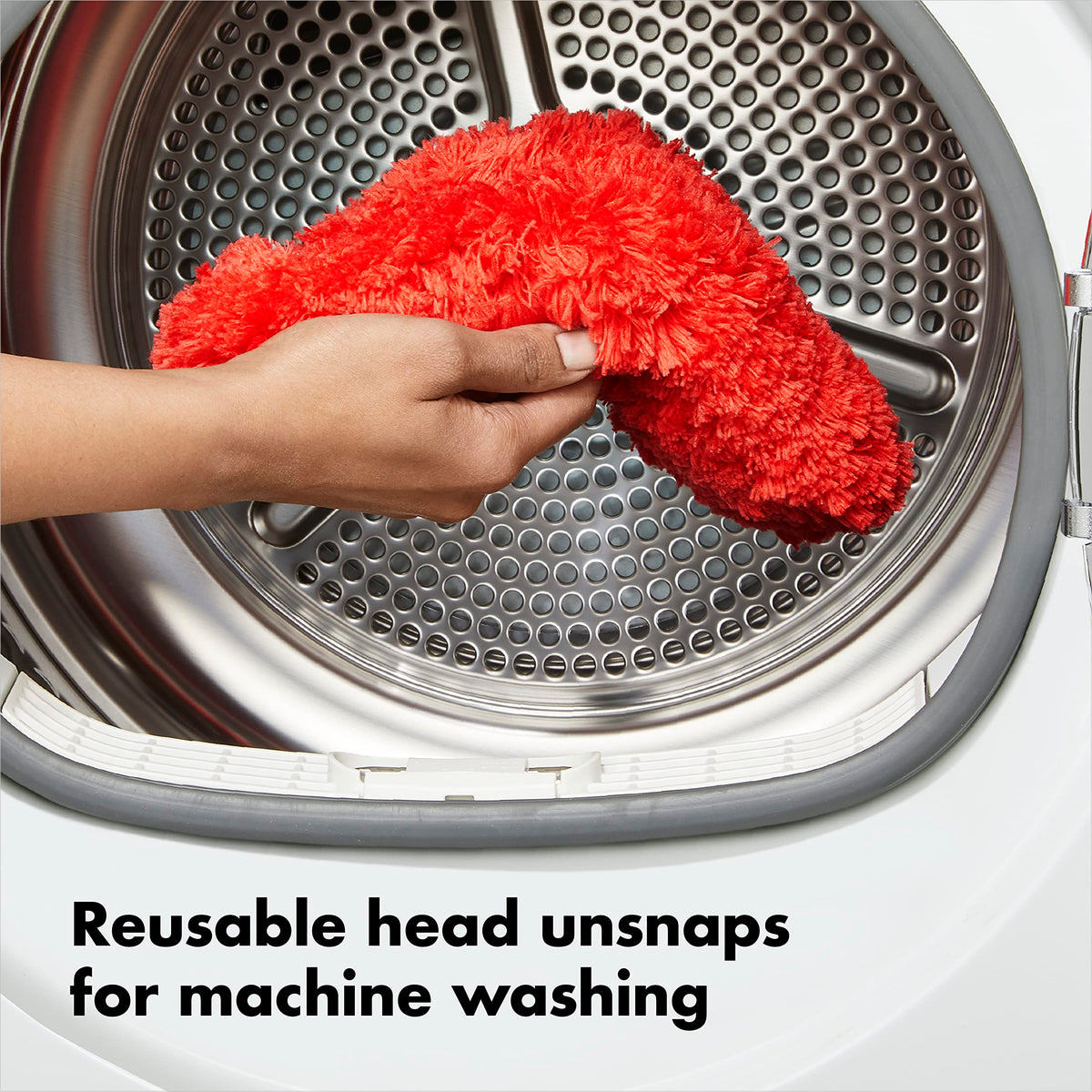 OXO Good Grips Extendable Microfiber Duster - Extends to 137cm, 270° Rotating Head 8
