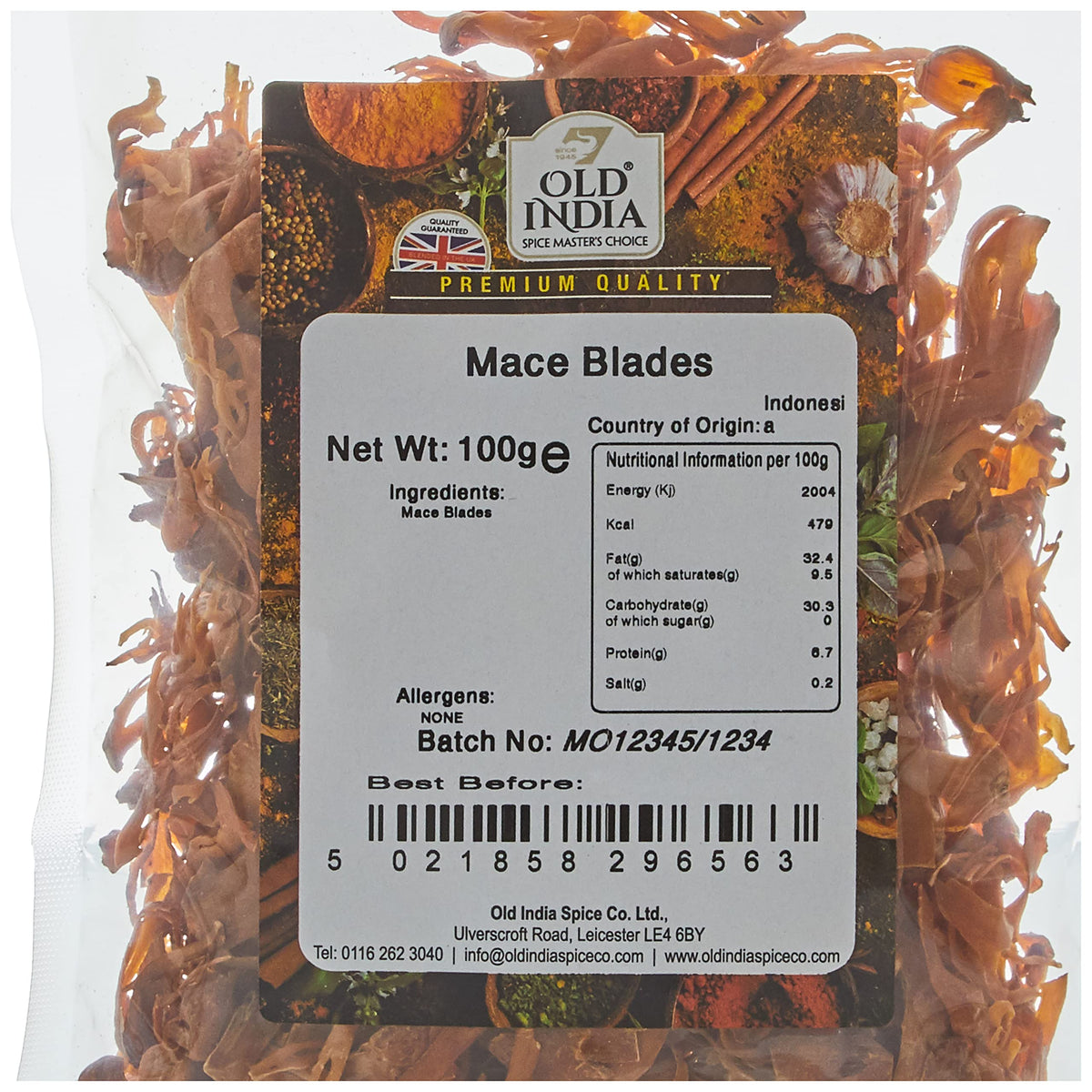 Old India Mace Blades - 100g | Natural, Additive-Free, GMO-Free 2