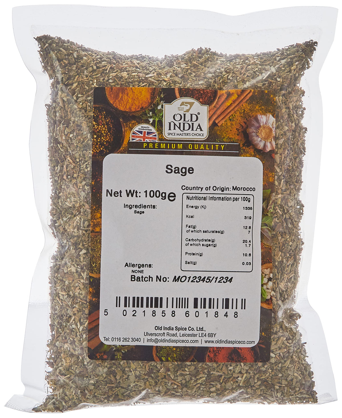 Old India Sage Leaf - 100g 1
