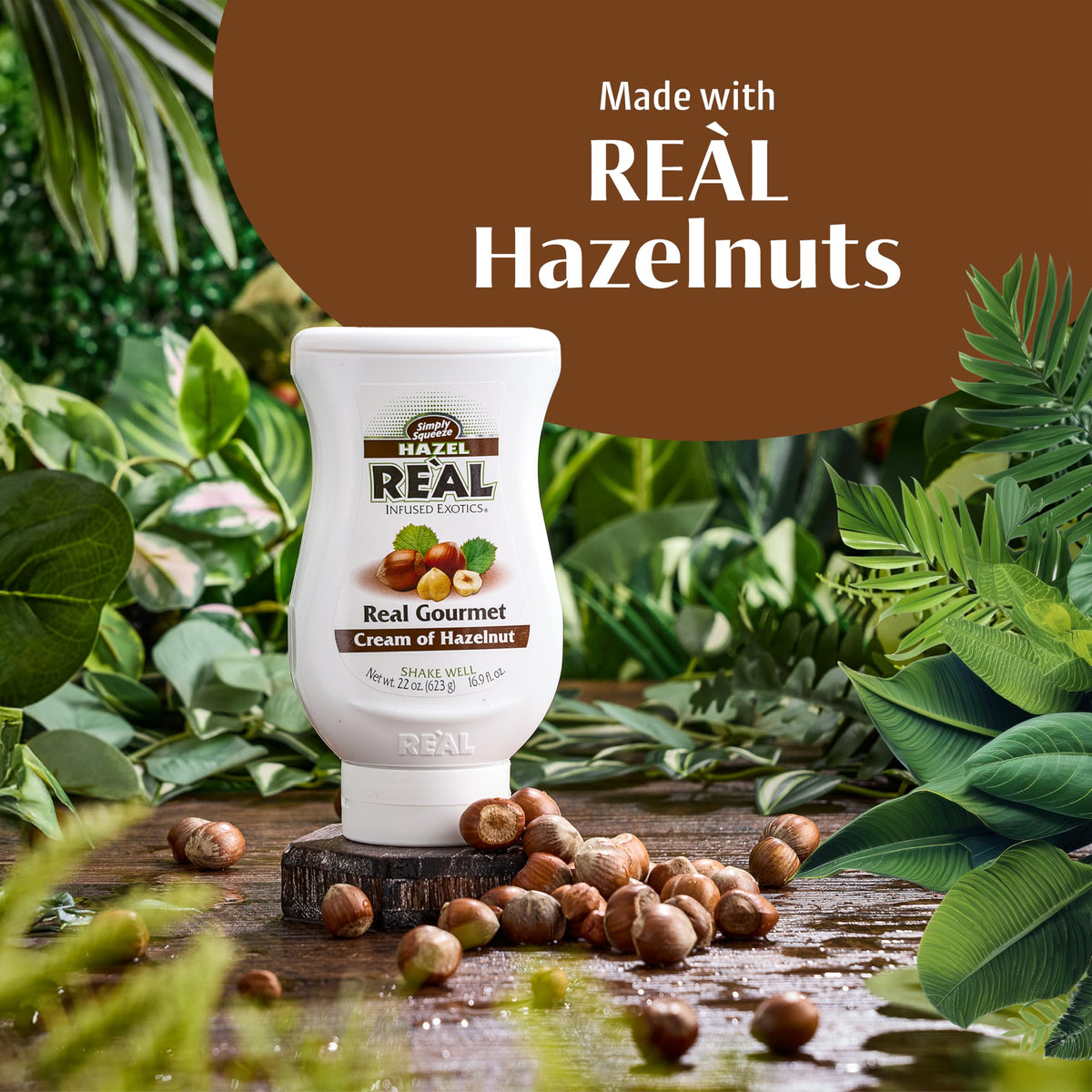 Reàl Infused Exotics Cream of Hazelnut Syrup - Made with Oregon Hazelnuts | 500ml 4