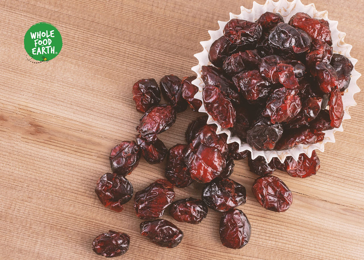 Wholefood Earth Organic Sweetened Dried Cranberries - 250g | GMO Free 3