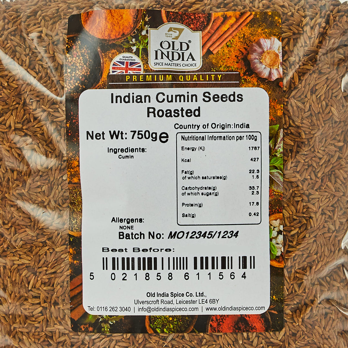 Old India Roasted Cumin Seeds - 750g 2