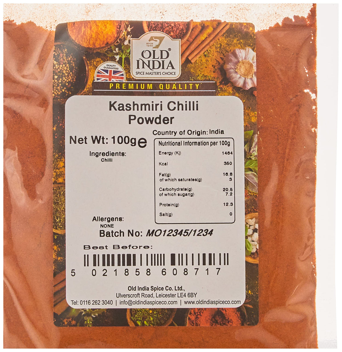 Old India Kashmiri Chilli Powder - 100% Natural | 100g | Powdered Spice 2