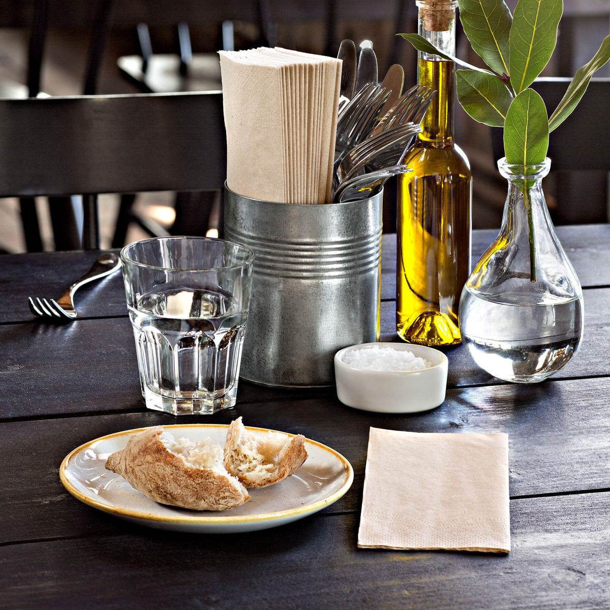 Tork Natural Lunch Napkins - 2 Ply, 1/8 Fold, 200 Count 4