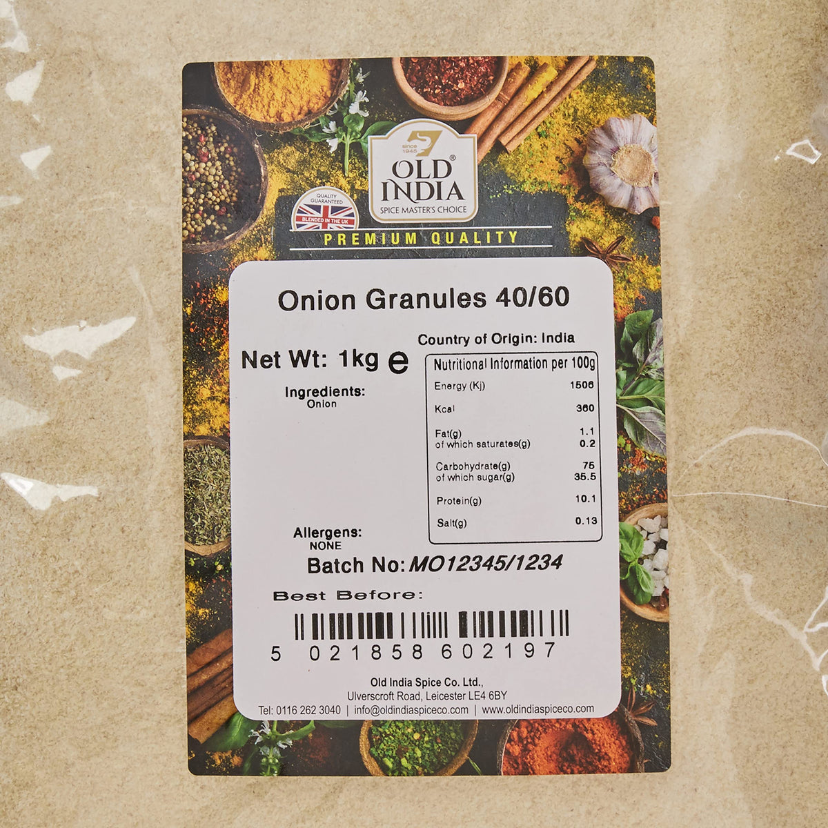 Old India Onion Powder - 1kg